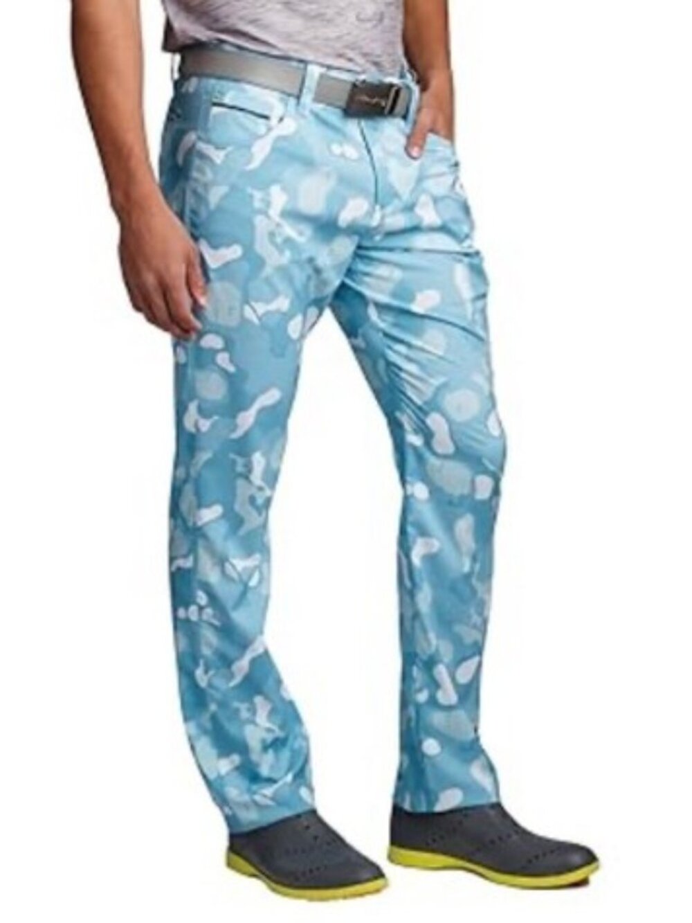 William Murray Pants Mens 40 Camo Straight Fit Golf Casual Stretch Lightweight